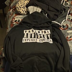 Torrid Black Parental Advisory Hoodie